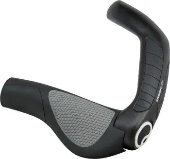 Ergon Gp5 Grips - Black/Gray, Lock-On, Small 1