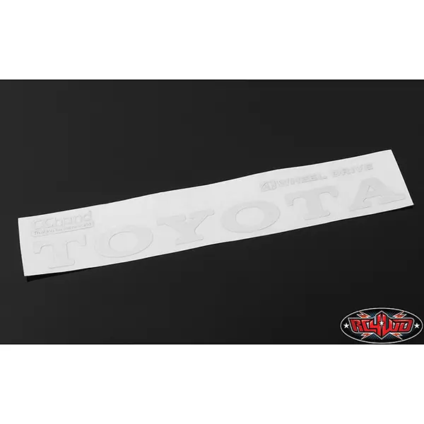 Rc4wd Metal Vintage Rear Emblem For Tf2 Mojave Body (White) 1