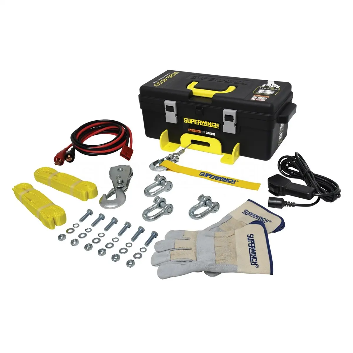 Superwinch 1140222 Utility Winch2go Winch - 4,000 Lbs. Pull Rating, 50 Ft. Line 1