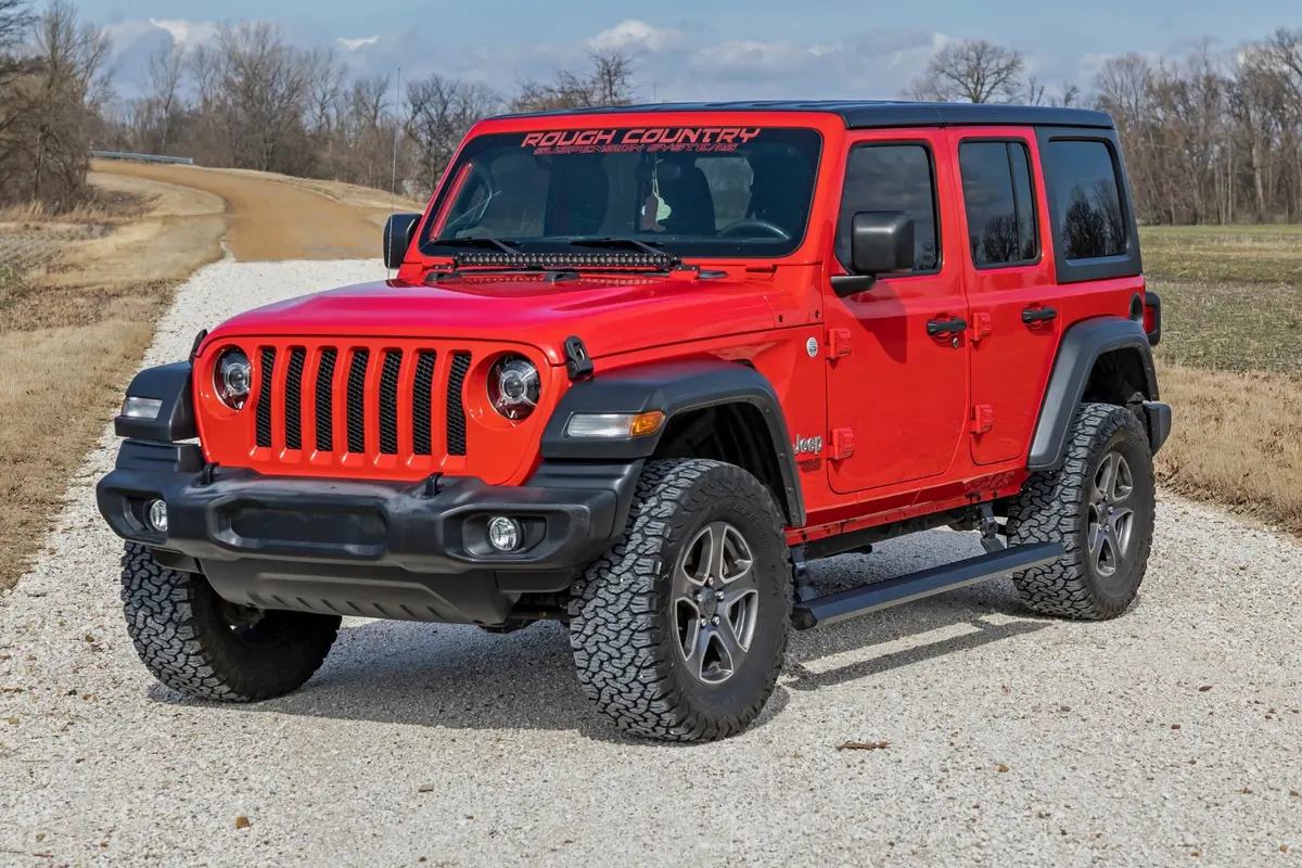 Electric Drop-Down Power Running Boards With Led For 2018-2026 Wrangler Jl 4 Door (No Drill) 1