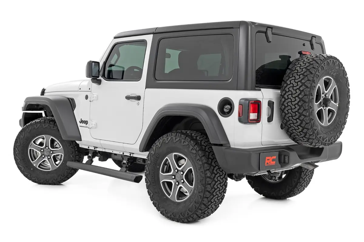 Electric Power Drop Down Running Boards For 2018-2026 Jeep Wrangler Jl 2 Door (No Drill) 1