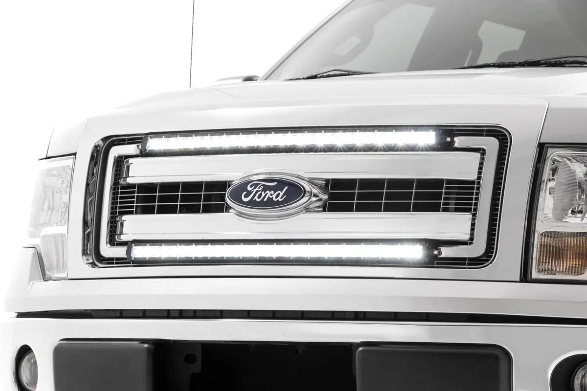 Rough Country 30" Led Grille Light Bar Kit For 2009-2014 Ford F150 1