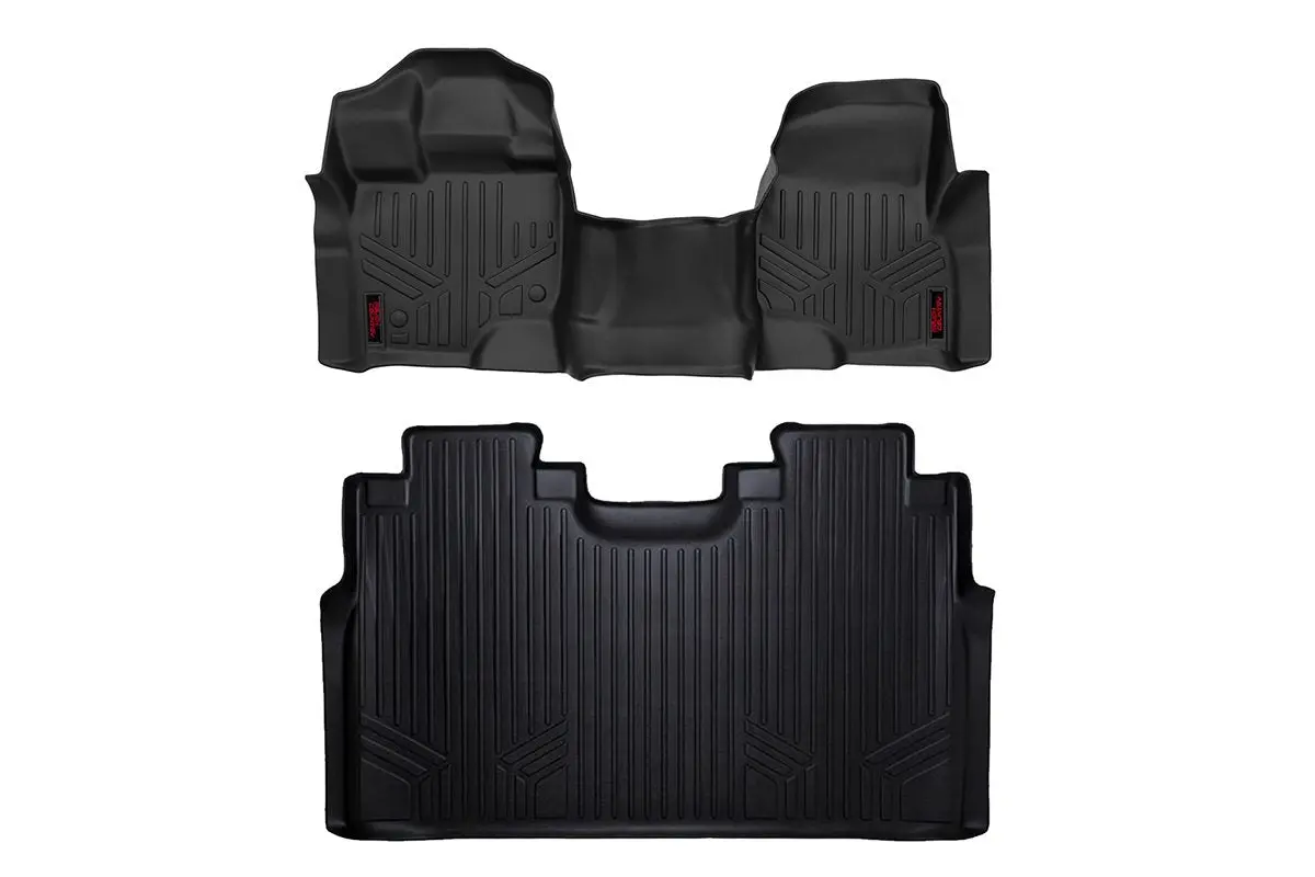 Rough Country Floor Mats | Front & Rear | Crew | Chevy/Gmc Canyon/Colorado 2Wd/4Wd (2015-2022) 1