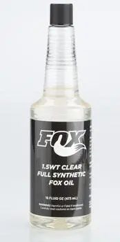 Fox 1.5 Weight Clear Seatpost Fluid, 16 Oz 1