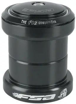 Full Speed Ahead Big Fat Pig 1.5" Threadless Headset, Black 1