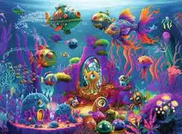 Aliens Ocean (150Xxl) 1