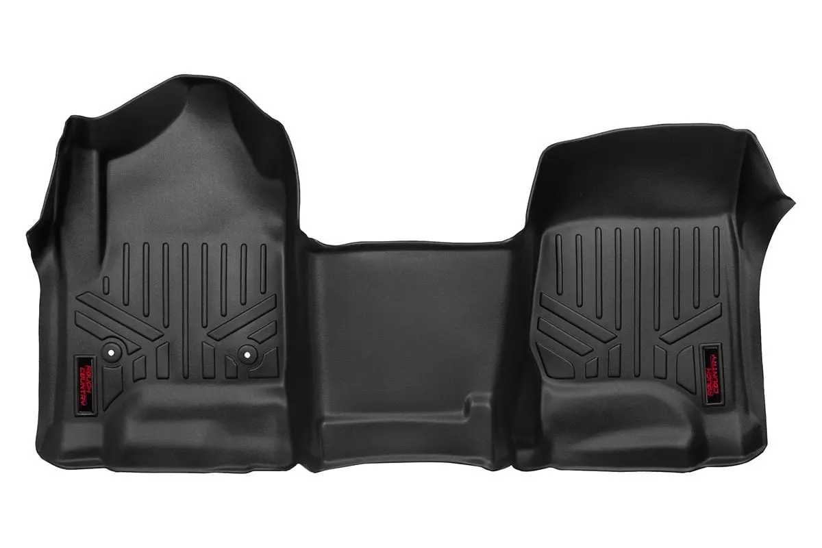 Rough Country Floor Mats | Front | Over Hump 2014-2019 Chevy/Gmc 1500/2500Hd/3500Hd 1