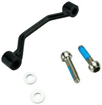 Hayes Disc Brake Adapter - 160Mm Post Mount Bracket For 180Mm Rotor, Titanium Hardware 1