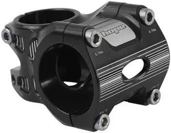 Hope Am/Freeride Stem - 35Mm, 35 Clamp, +/-0, 1 1/8", Aluminum, Black 1