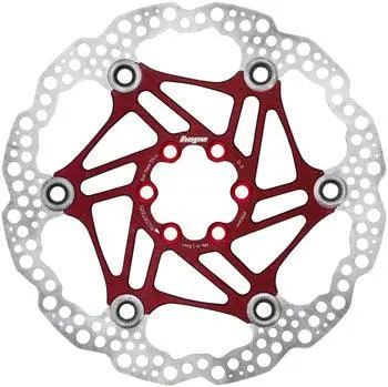 Hope Floating Disc Brake Rotor - 180Mm, 6-Bolt, Red 1