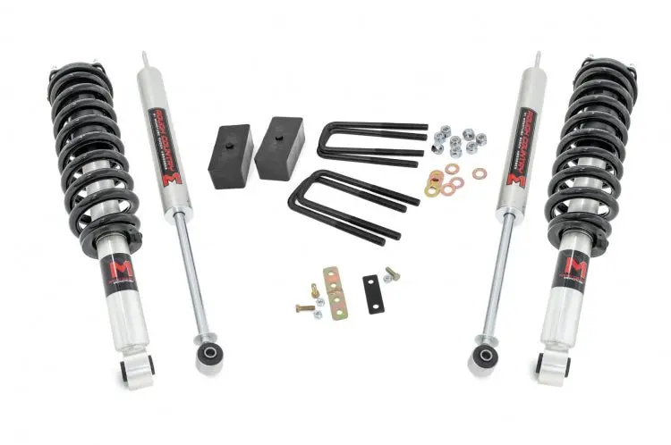 Rough Country Complete 2.5" Lift Kit With M1 Premium Struts For 2000-2006 Toyota Tundra 4Wd 1