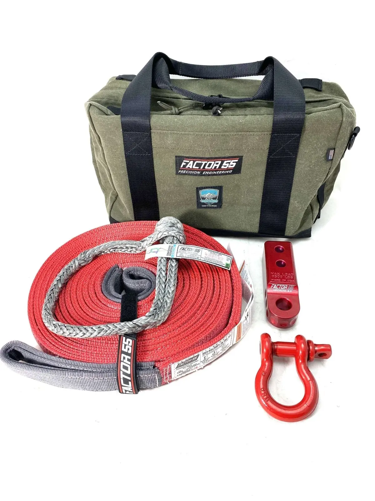Factor 55 Owyhee Vehicle Recovery Kit (Select Color & Bag Size) - Made In Usa 1