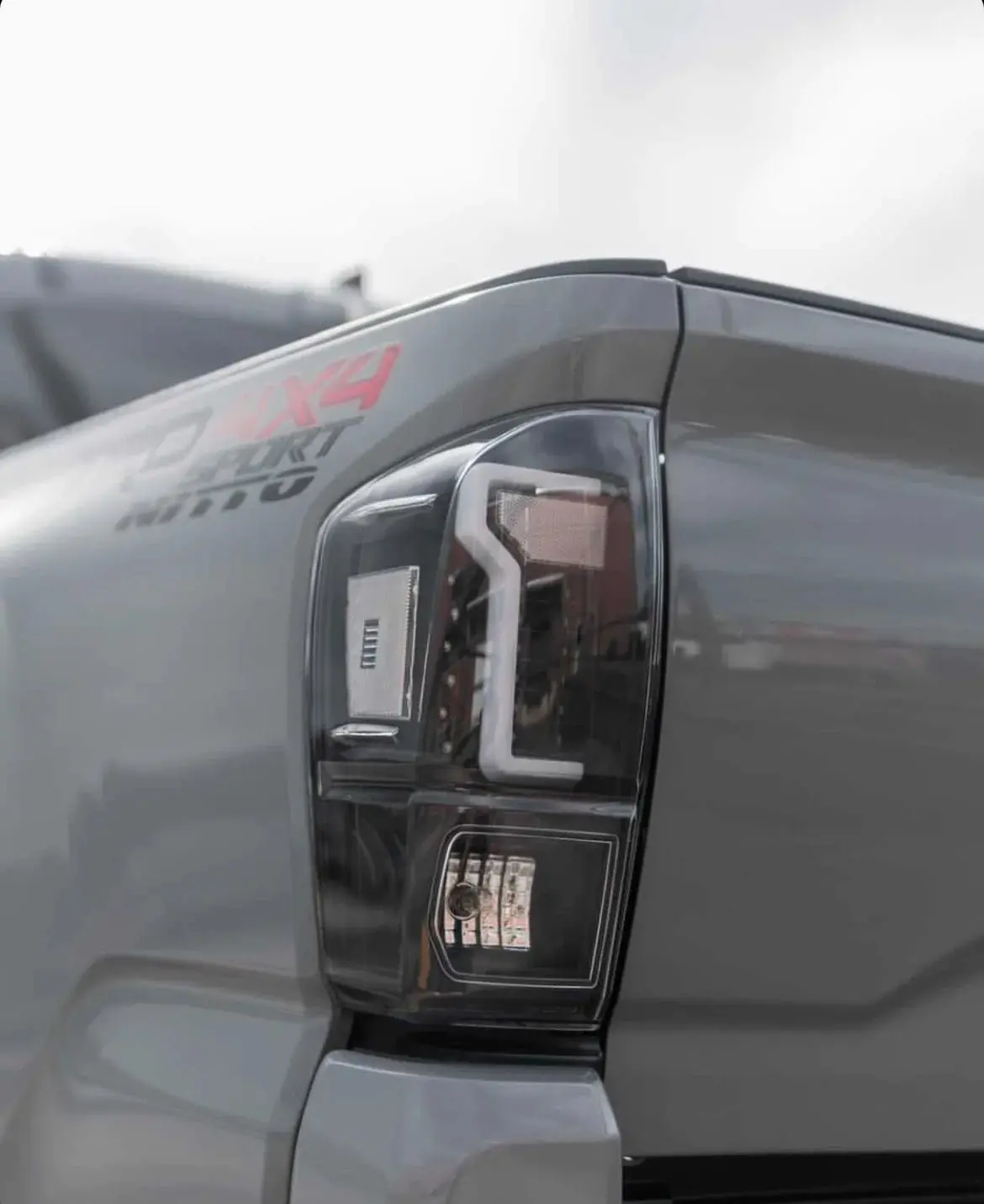 Winjet Renegade V2 Led Taillights For 2016-2023 Toyota Tacoma (Black/Clear) - Recon Recovery 1