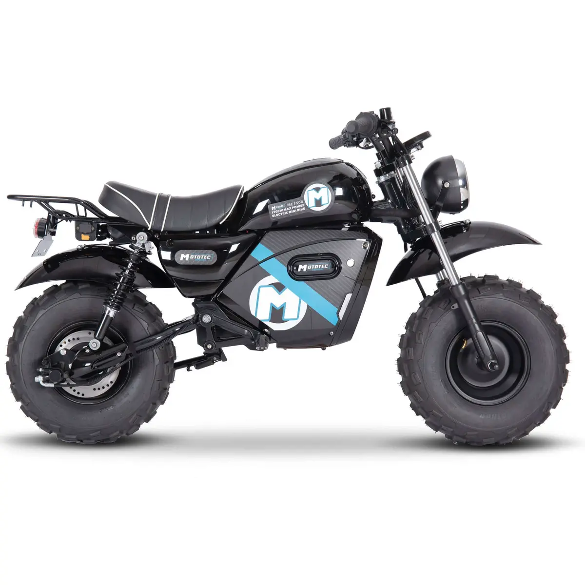 Mototec Mini Bike 60V 1500W Youth Electric Power Cycle