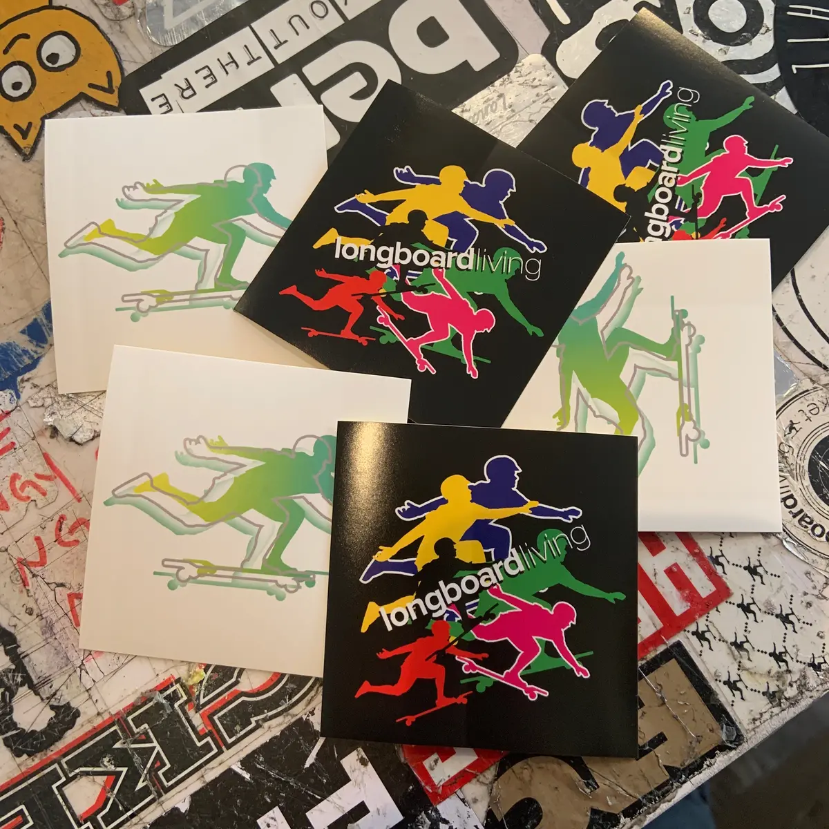 Longboard Living Sticker Pack 1