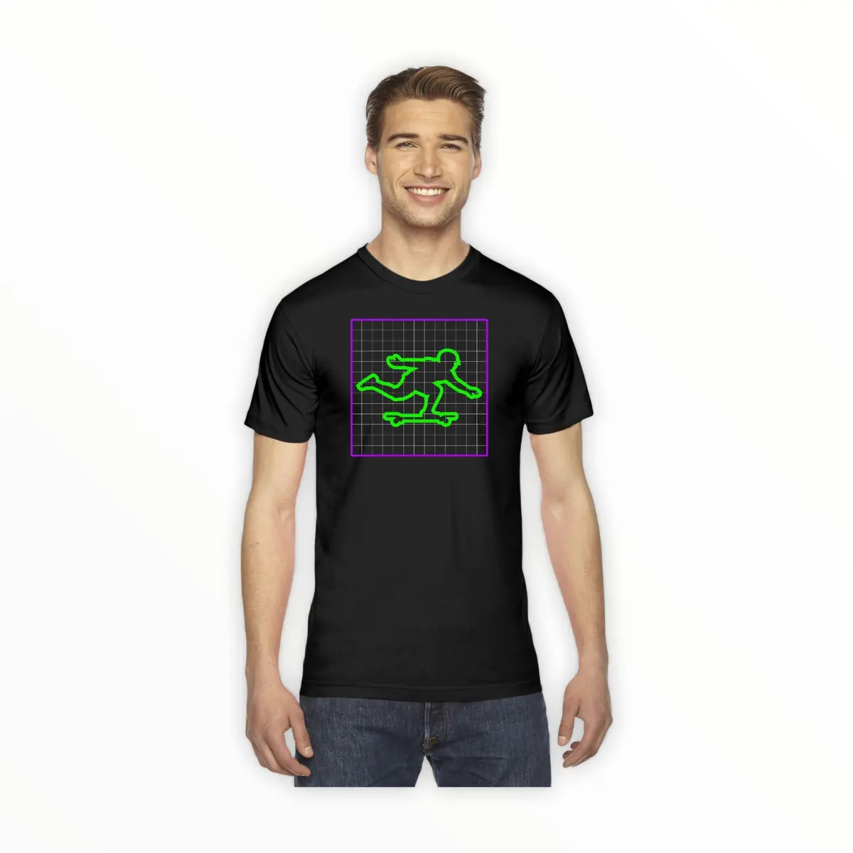 Longboard Living Grid Push Shirt 1