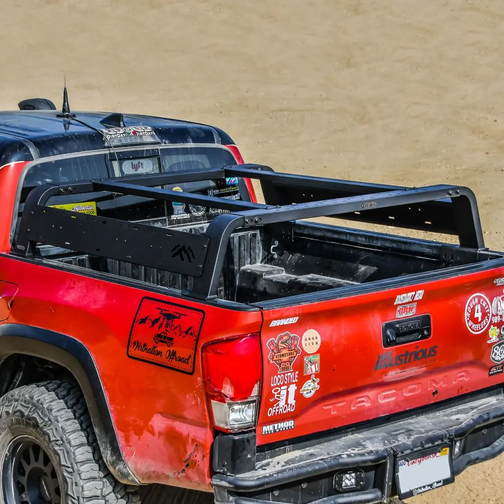 Westin 51-10025 Overland Low Profile Cargo Rack For 2005-2023 Tacoma (6Ft Bed) - No Drill 1
