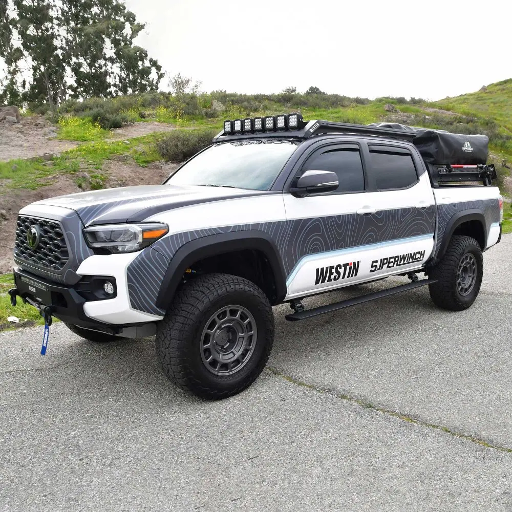 Pro-E Electric Power Drop Down Running Boards For 2005-2023 Toyota Tacoma Double Cab - Recon Recovery 1