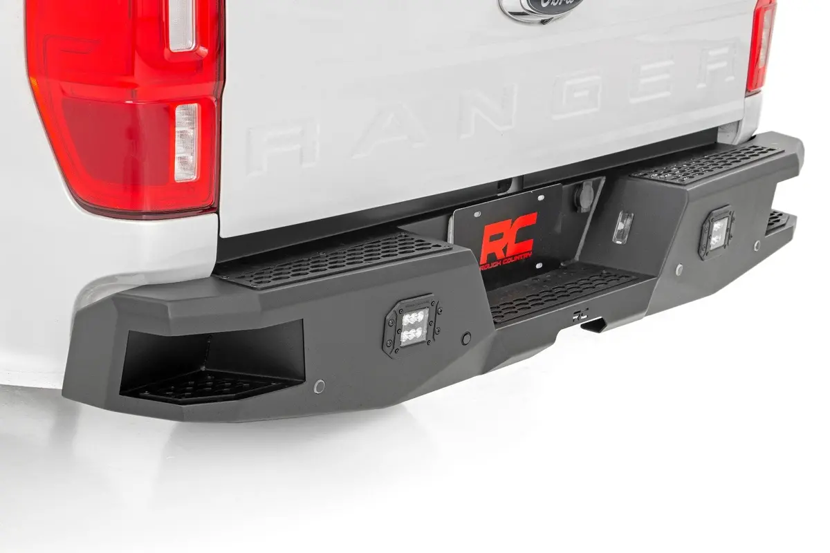 Rc Steel Replacement Rear Bumper With Led Lights For 2019-2023 Ford Ranger - Recon Recovery 1