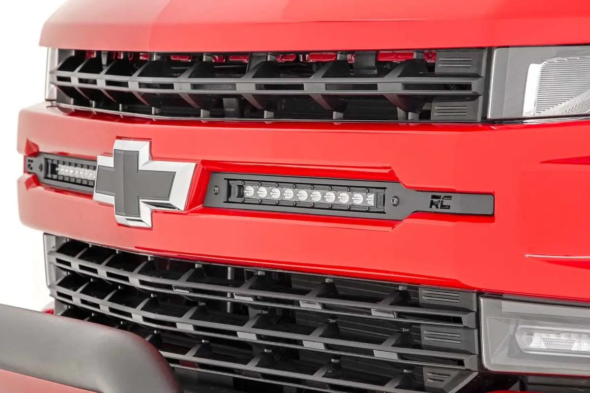 Rough Country Dual 10 Inch Led Grille Kit For 2019-2022 Chevy Silverado 1500 1