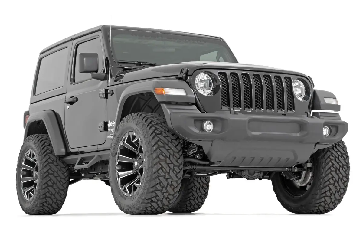 Rough Country Bolt On 2.5" Suspension Lift Kit For 2024-2026 Jeep Wrangler Jl 2 Door W/ V2 Monotube 1