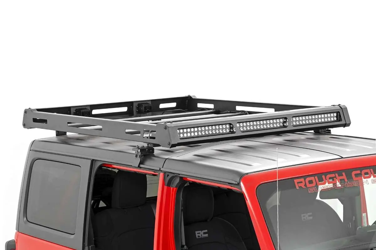 Rough Country Bolt On Roof Rack For 2018-2026 Jeep Wrangler Jl (2Dr/4Dr) 1