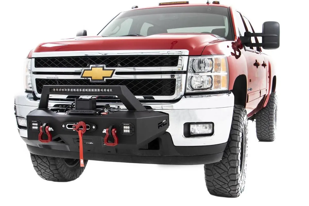 Rough Country Exo Winch Mount Kit For 2011-2019 Silverado 2500Hd / 3500Hd 1