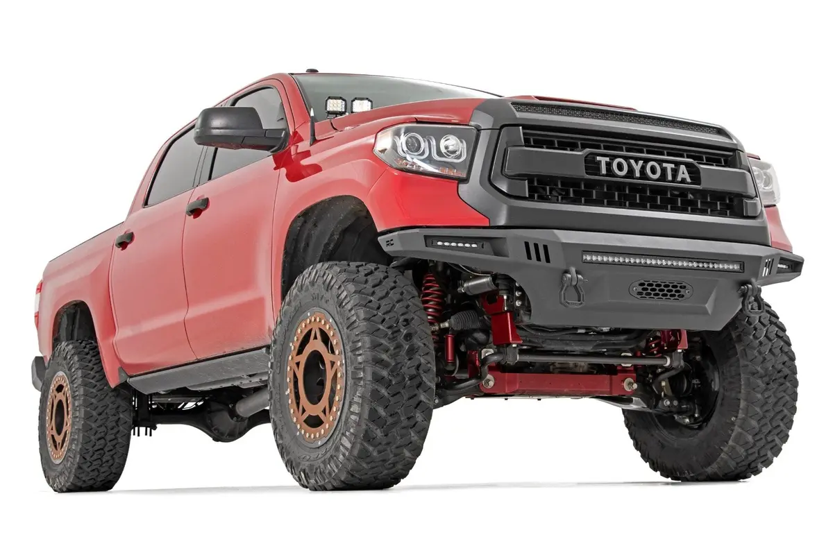 Rough Country High Clearance Front Bumper For 2014-2021 Toyota Tundra - Recon Recovery 1