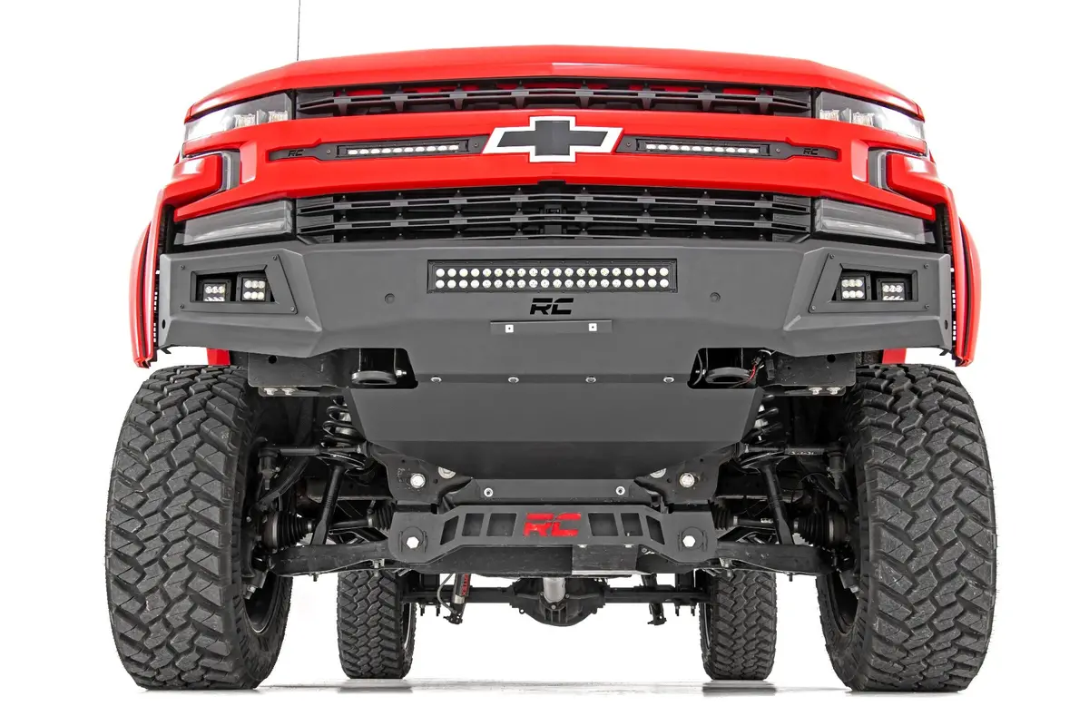 Rough Country 10757A High Clearance Led Front Bumper For 2019-2022 Silverado 1500 1