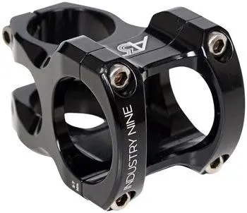 Industry Nine A318 Stem - 30Mm, 31.8Mm Clamp, +/-4.4, 1 1/8", Aluminum, Black 1