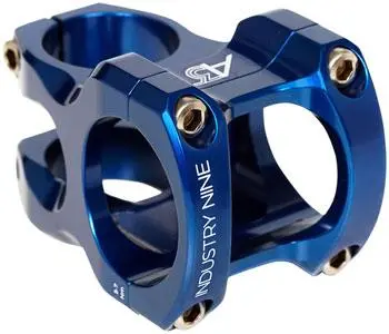 Industry Nine A35 Stem - 32Mm, 35Mm Clamp, +/-5, 1 1/8", Aluminum, Blue 1