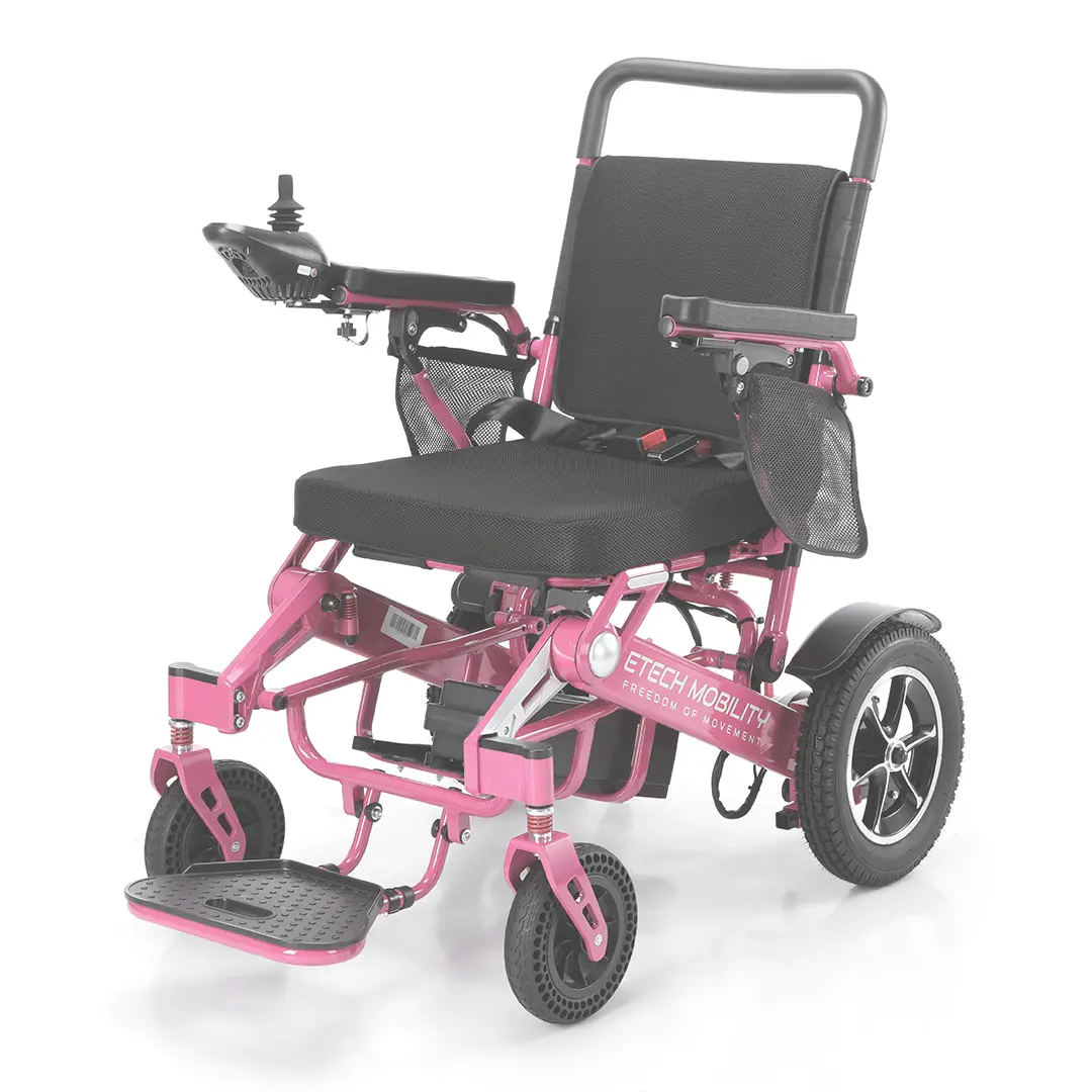 Limited Edition Pink Lightweight Electric Wheelchair | Freedom Pro St 1