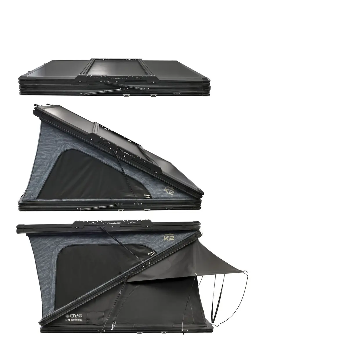 Ovs Xd K2 Pop Up Roof Top Tent | 4 Season Hard Shell Clamshell Rtt 1