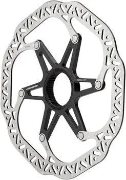 Jagwire Pro Lr1 Disc Brake Rotor - 180Mm, Center Lock, Silver/Black 1