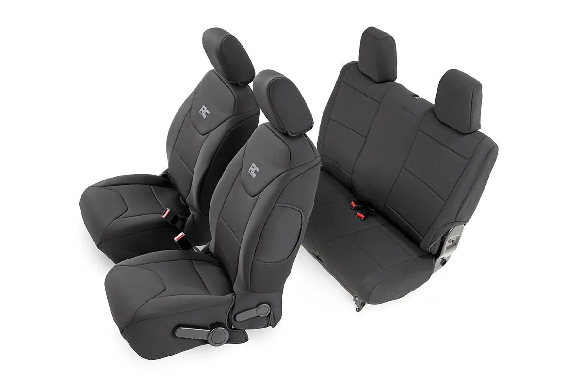 Rough Country Seat Covers | Front And Rear | Jeep Wrangler Jk 2 Door (2011-2012) 1