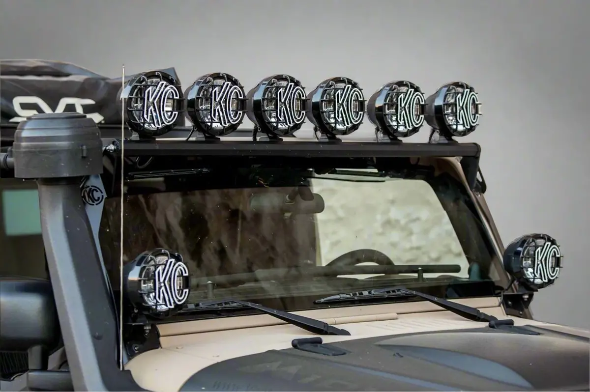 Kc Hilites 50" Xross Bar Light Mount Bracket For 2007-2018 Jeep Jk - Recon Recovery 1