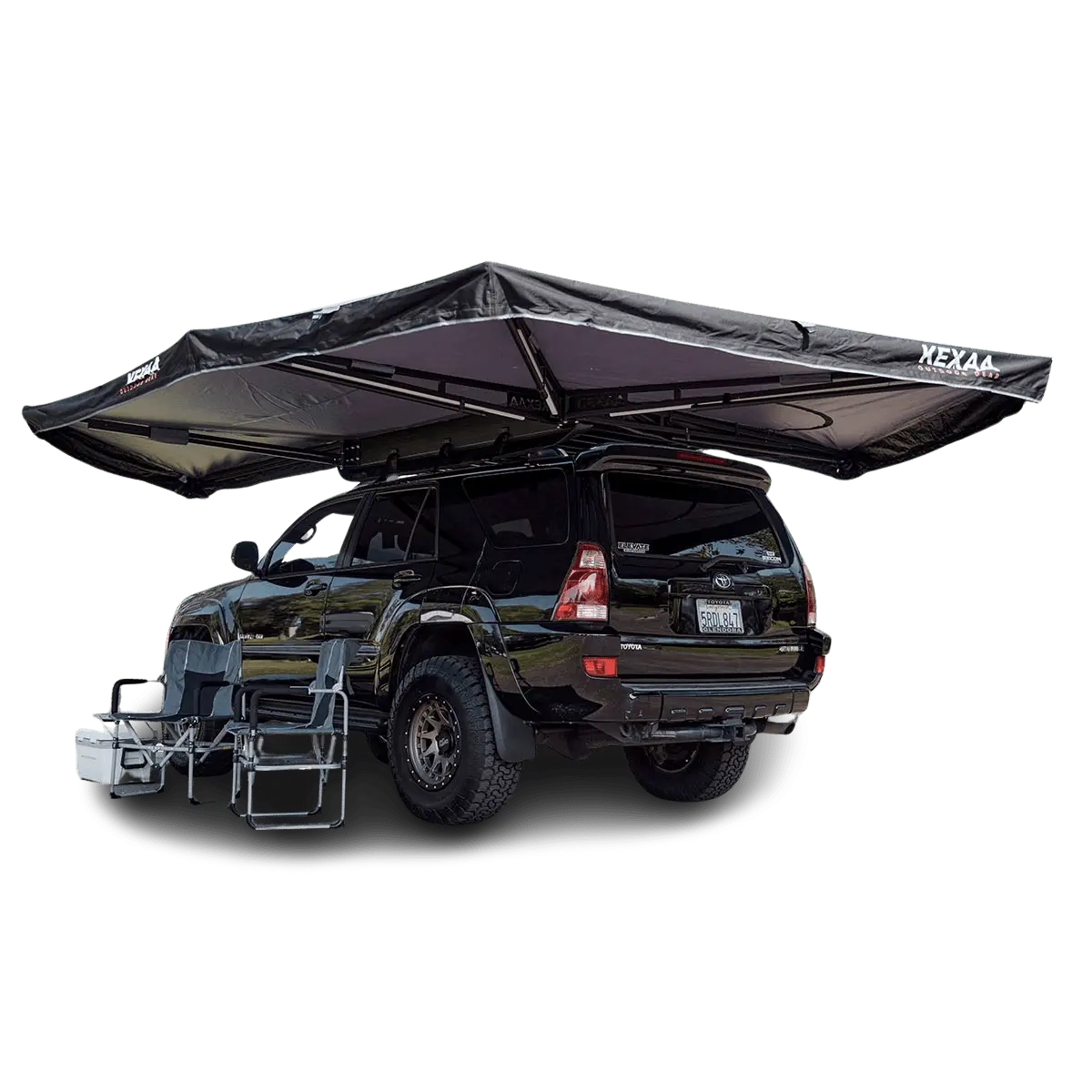 Kexaa Outdoor Gear Shade Wing Freestanding 270Xl Awning With Led Lights - Recon Recovery 1