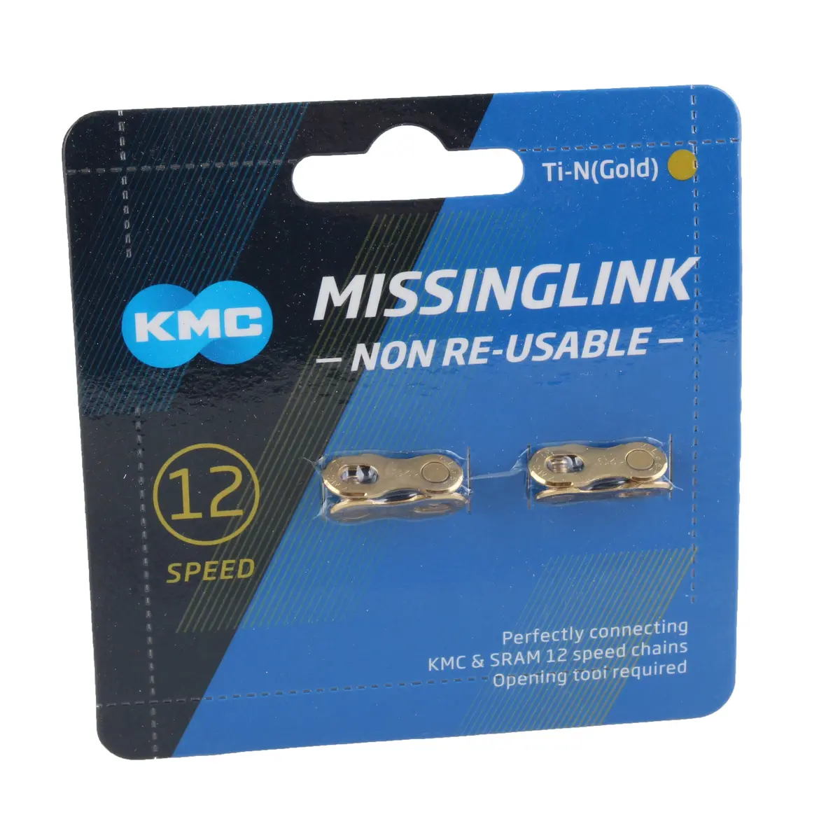 Kmc Missinglink-12-Ti Gold Connector, 2/Count 1