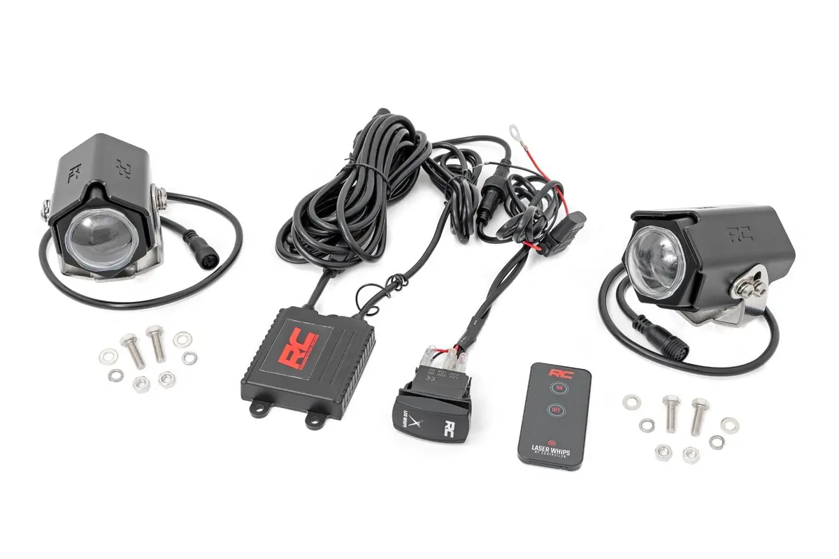 Rc Lazer Utv Atv Whip Light Complete Kit - Multicolor, Sold As Pair 1