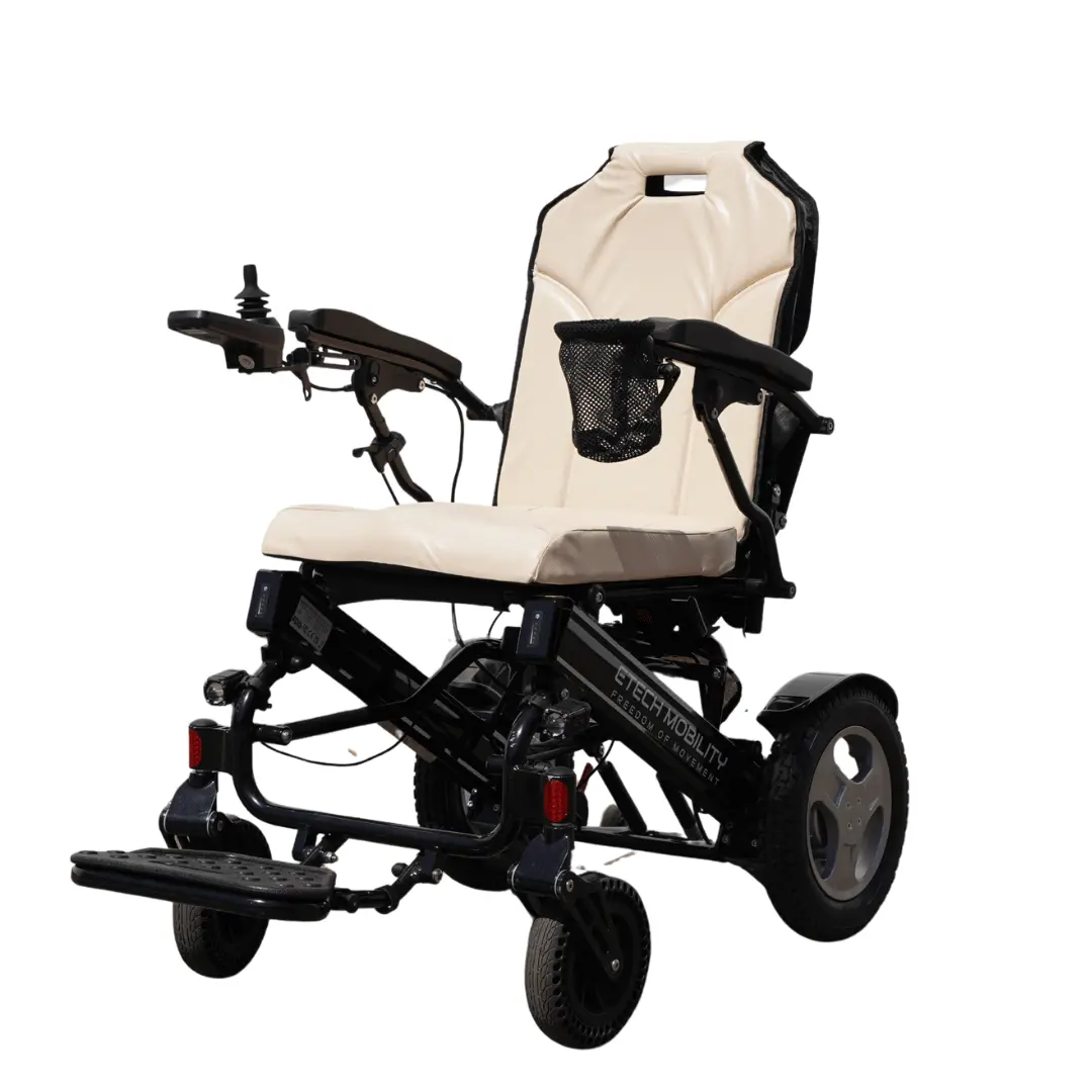 Leather Backrest & Cushion For Y20 Luxe, Freedom Pro And Freedom Elite Electric Wheelchairs 3