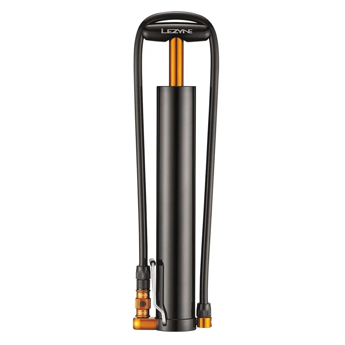Lezyne Micro Floor Drive Xl Large Volume 35Psi Handpump- With Foot Peg, Black 1