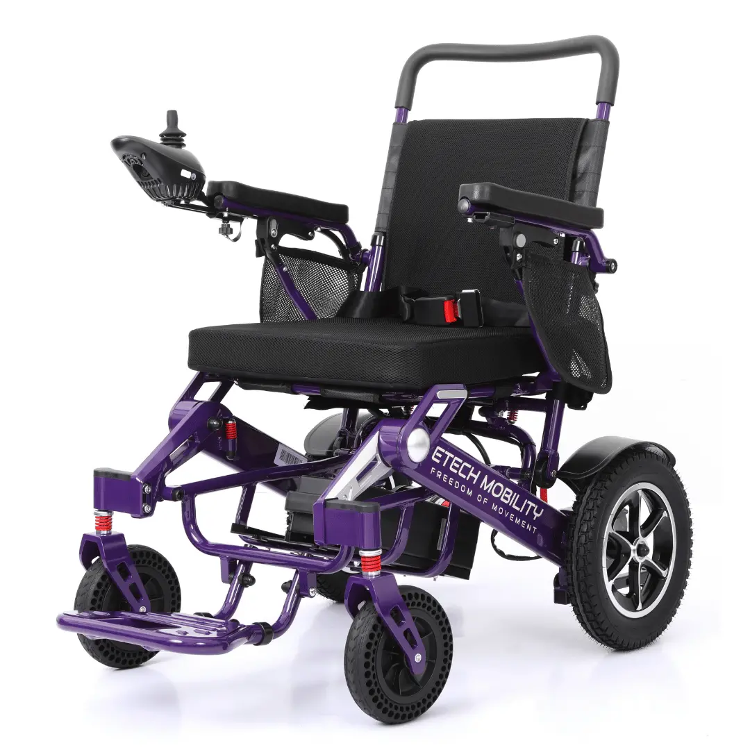 Limited Edition Purple Lightweight Electric Wheelchair | Freedom Pro St 1