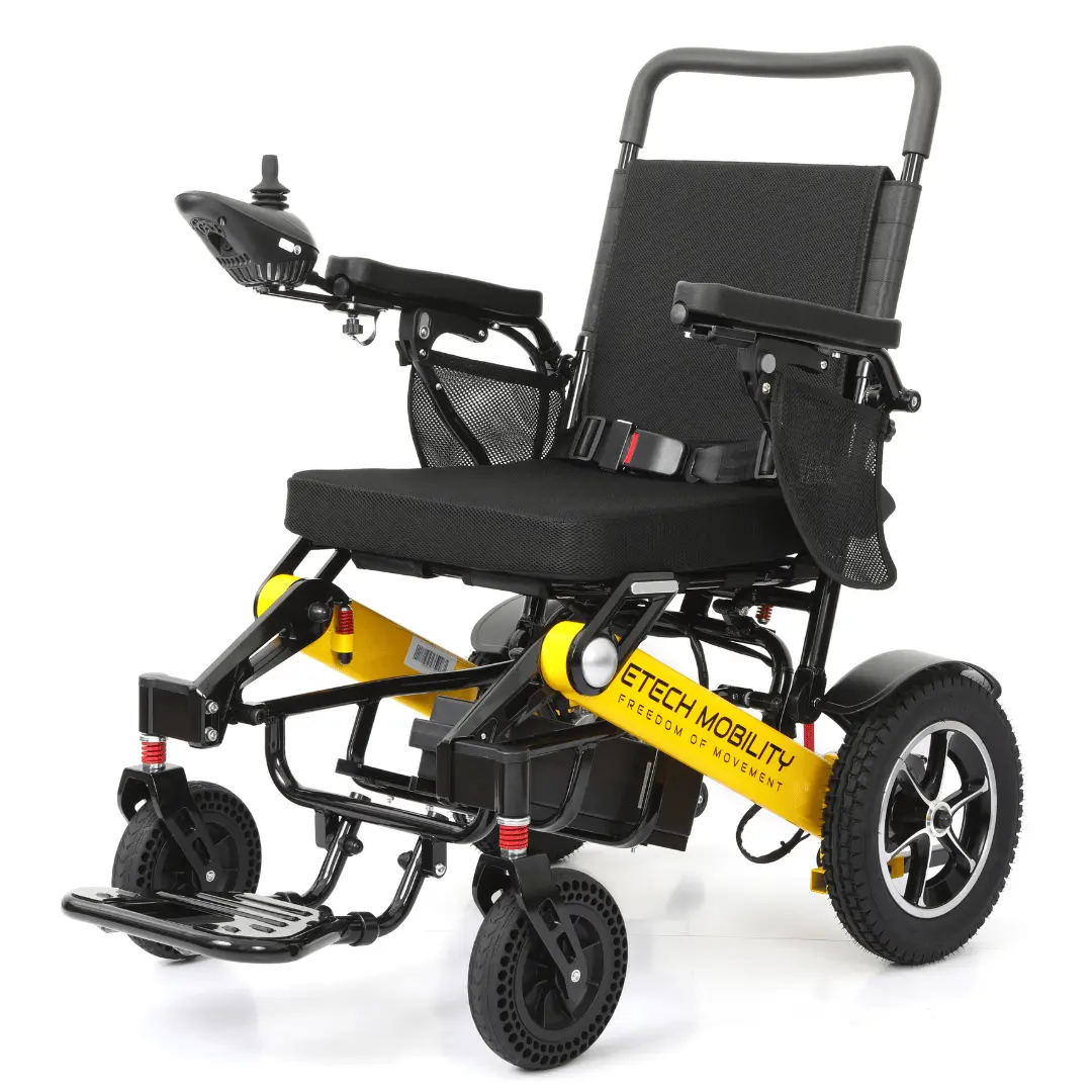 Limited Edition Yellow Lightweight Electric Wheelchair | Freedom Pro St 1