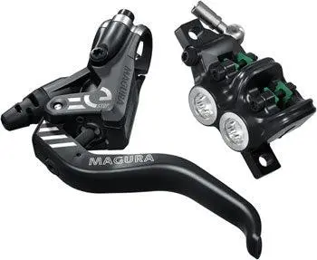 Magura Mt5 Estop Disc Brake And Lever - Front Or Rear, Hydraulic, Post Mount, Black 1