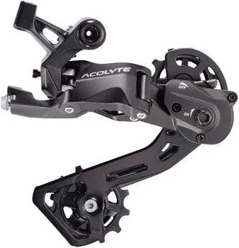 Microshift Acolyte Rear Derailleur - 8 Speed, Medium Cage, With Springlock Chain Retention 1
