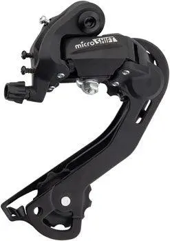 Microshift M21 Rear Derailleur - 6,7 Speed, Long Cage, Black 1