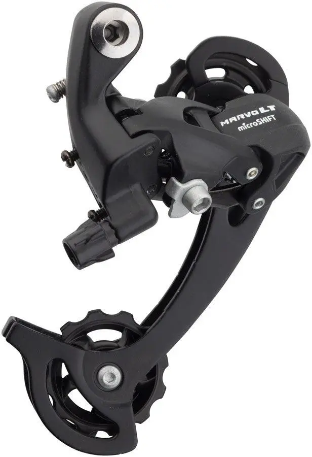 Microshift Marvolt M46 Rear Derailleur - 8,9 Speed, Long Cage, Black 1