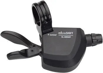 Microshift Marvolt Right Trigger Shifter, 9-Speed, Alloy Lever, Shimano Compatible 1