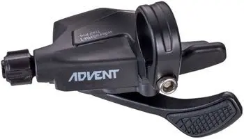 Microshift Advent Trail Trigger Pro Right Shifter - 1 X 9 Speed, Silicone Thumb Pad, Advent Compatible Only, Black 1