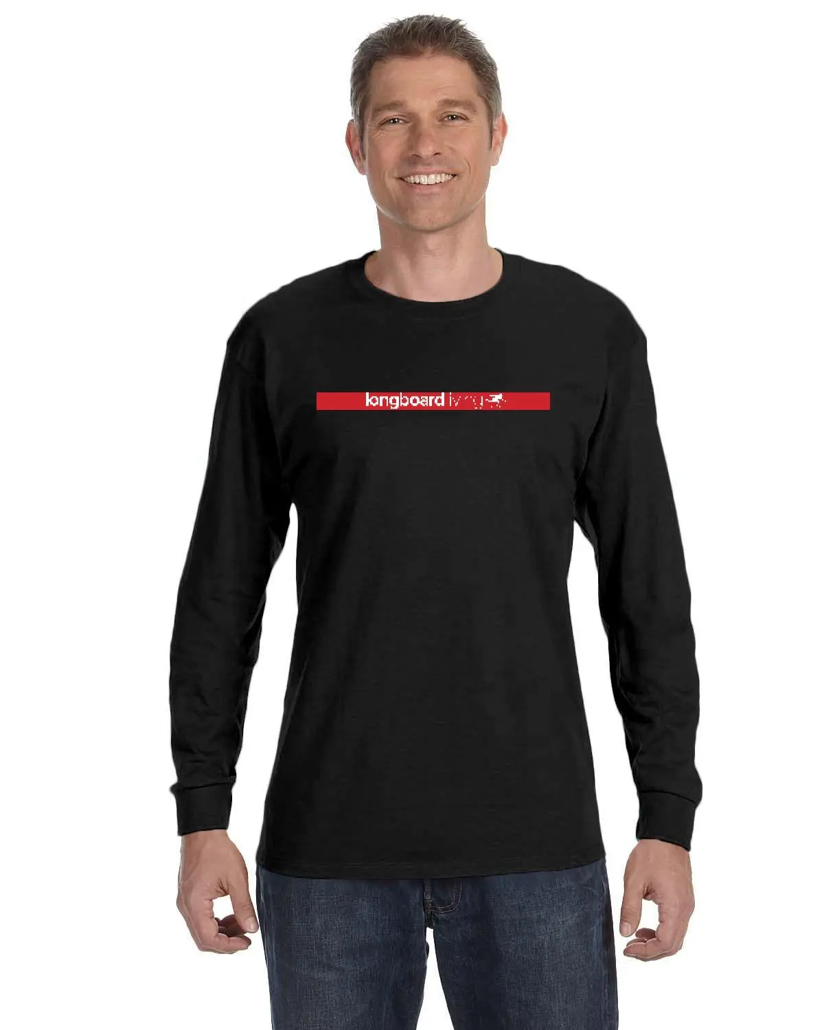 Longboard Living Red Stripe Long Sleeve 1